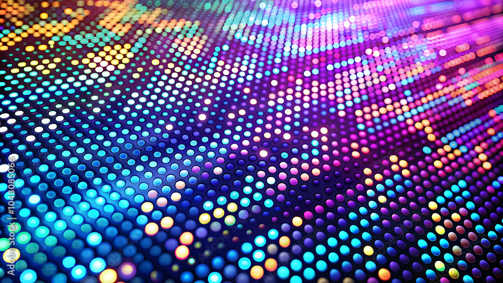 Fototapeta premium Diagonal Bright Dots Background for Data Confidentiality. Perfect for: Cybersecurity Workshops, Tech Summits, Data Privacy Discussions