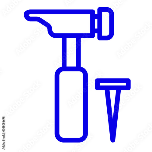 hammer and nails icon photo