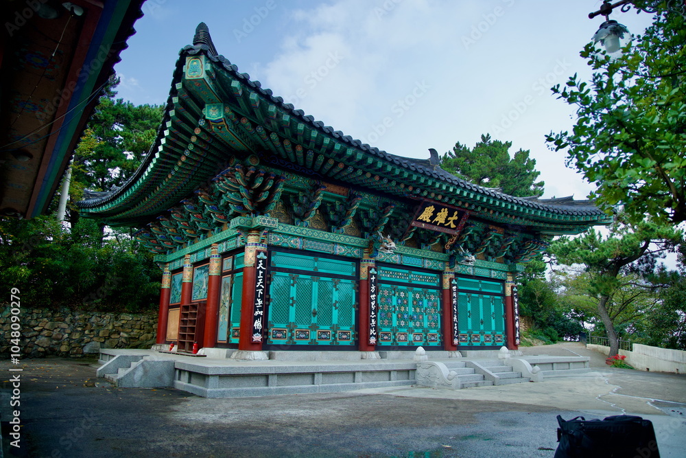 Bonghosa Temple Main Hall in Ulsan, South Korea Bonghosa Temple Main Hall in Ulsan, South Korea
