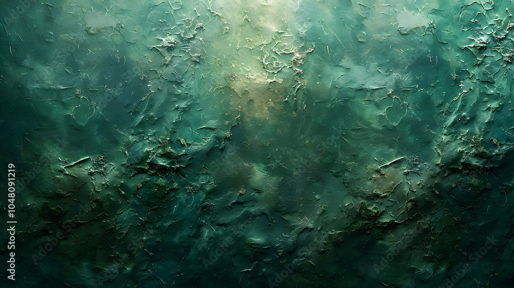 Abstract Dark Green Background with Textured Surface Abstract Dark Green Background with Textured Surface