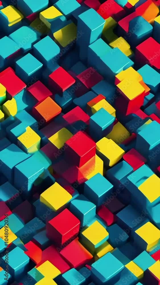 colorful background with many cubes colorful background with many cubes