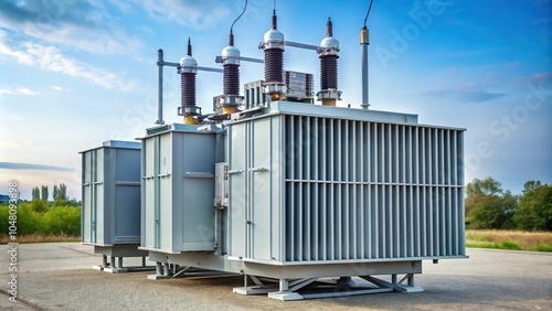 Three phase transformer with medium voltage to low voltage pole configuration