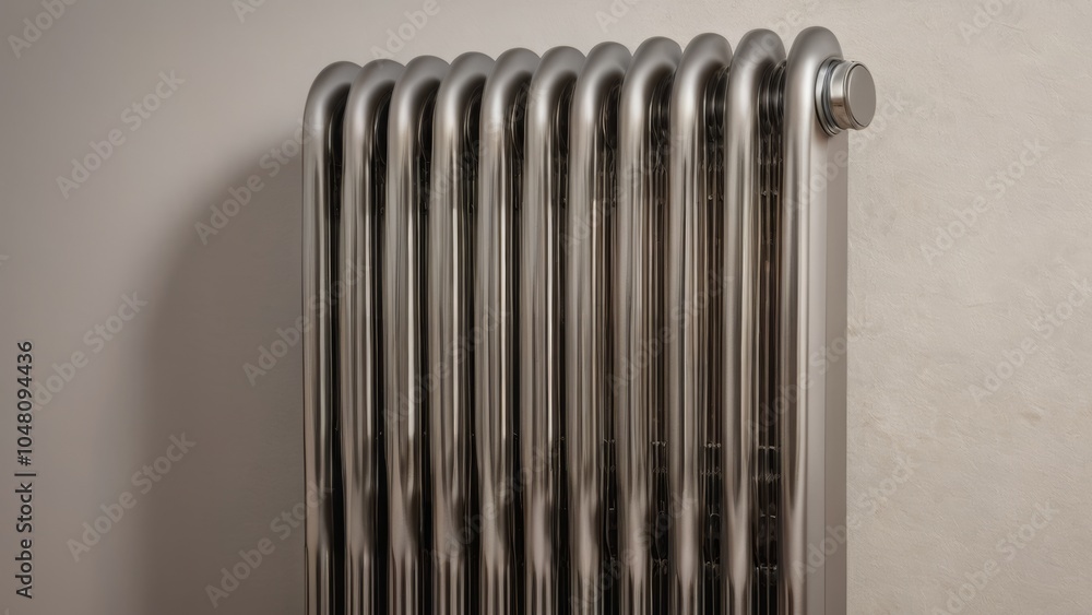 radiator on the wall