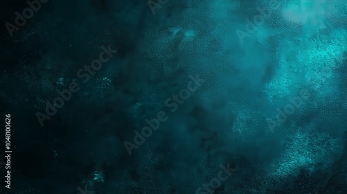 Dark blue, gray, white, black, glowing green background, abstract light wave noise texture