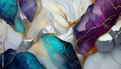 Colorful granite abstract background 