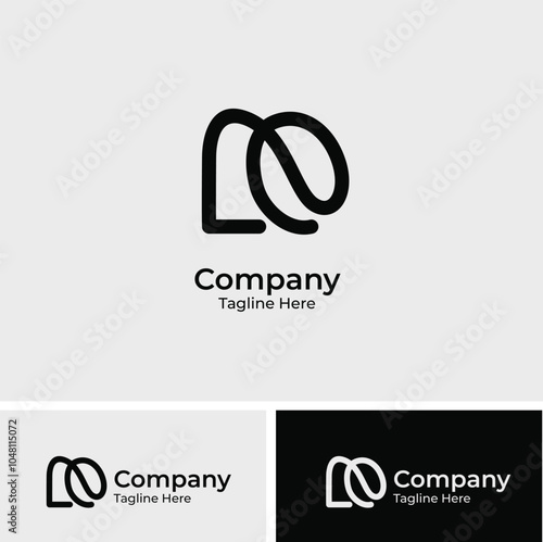 Canvas Print Letter LE Caffe Logo