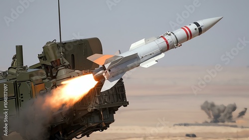 missile fired  photo