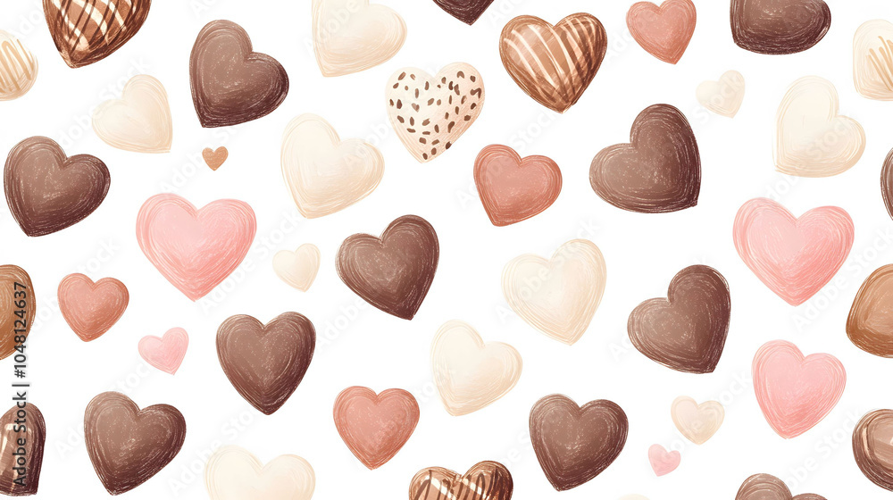 Isolated beans on a white background showcasing a delicious selection of chocolate flavors and gourmet treats Isolated beans on a white background showcasing a delicious selection of chocolate flavors and gourmet treats