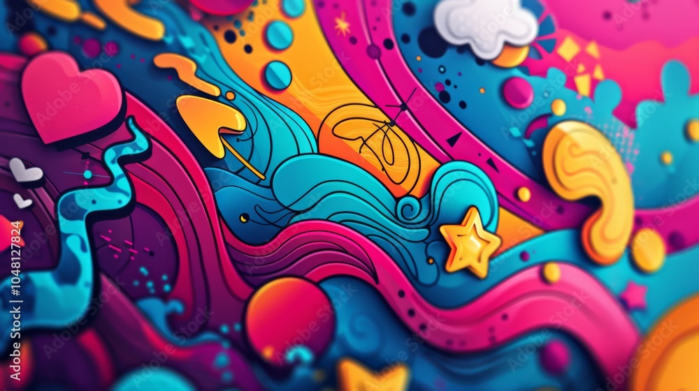 Vibrant Abstract Art Vibrant Abstract Art