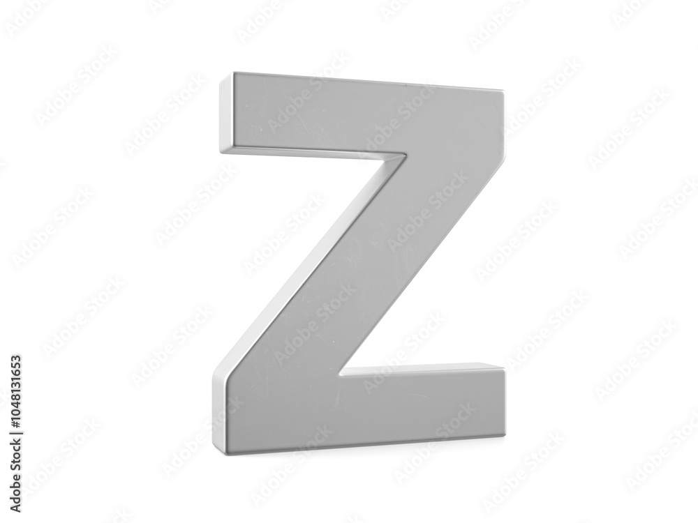 Metal letter Z Metal letter Z