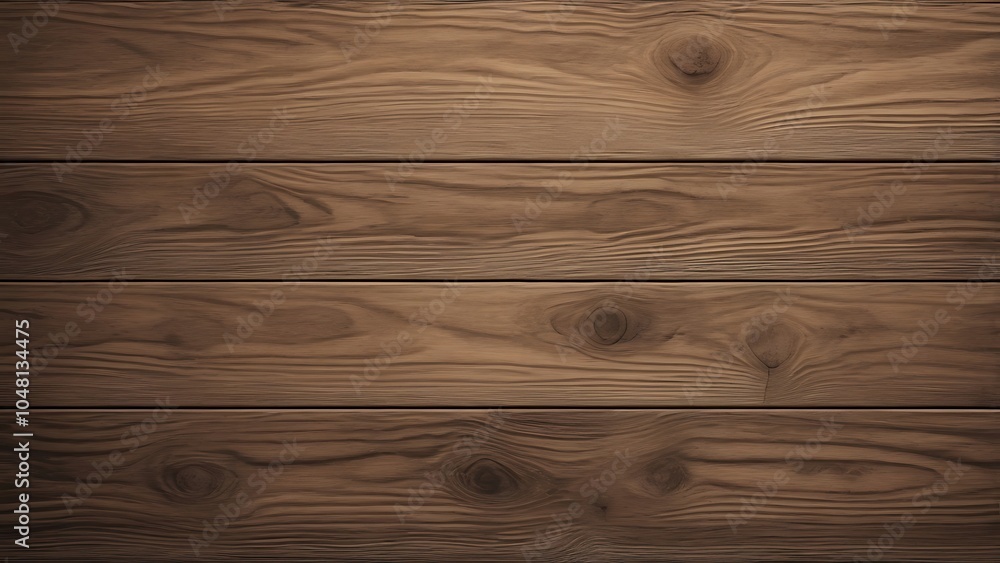 Abstract vector illustration textured background of a rustic appearance with a warm brown tone wooden surface, showcasing a horizontal layout of four wooden planks Abstract vector illustration textured background of a rustic appearance with a warm brown tone wooden surface, showcasing a horizontal layout of four wooden planks