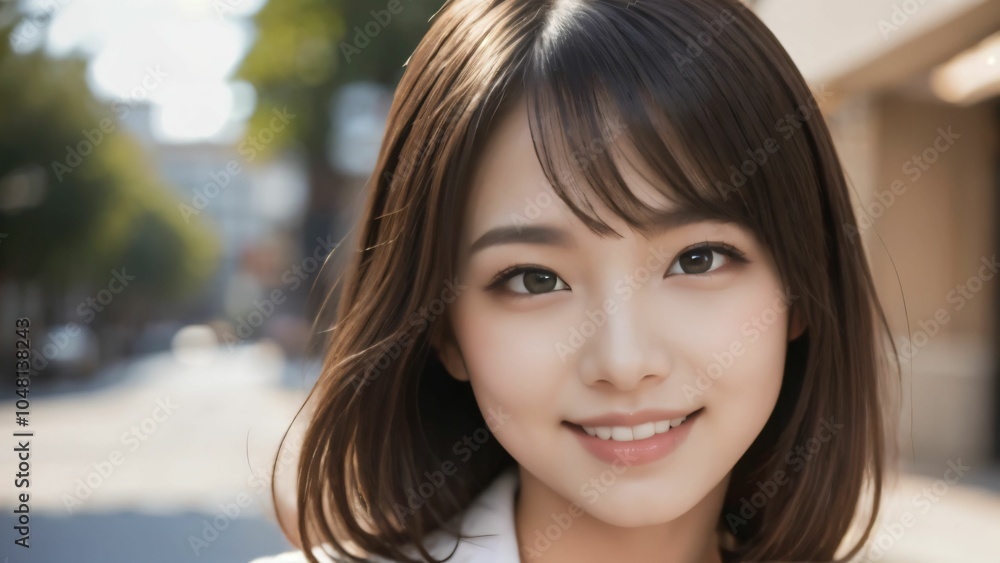 Fototapeta premium 日本人の若い女性