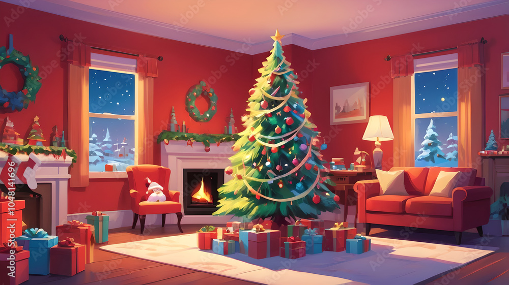 Fototapeta premium Chirstmas ElementGraphic 01