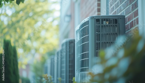 Focused  systems near a home, highlighting their role in air management.
