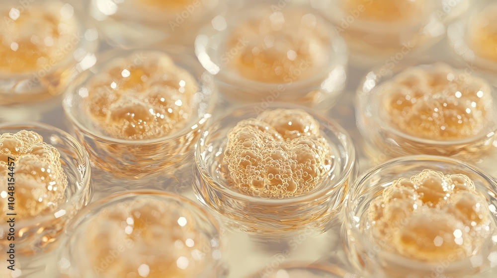 Close-Up of Stem Cells in Petri Dish Close-Up of Stem Cells in Petri Dish