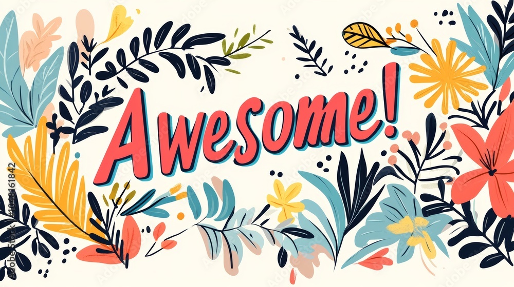 Awesome Floral Graphic Design Positive Vibes and Motivational Art Awesome Floral Graphic Design Positive Vibes and Motivational Art
