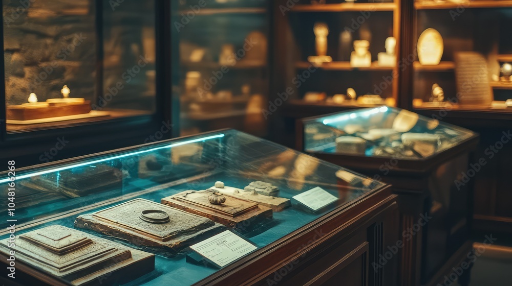 Ancient Art Exhibit at Archaeological Museum Ancient Art Exhibit at Archaeological Museum