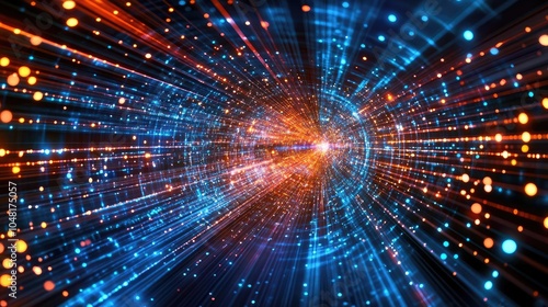 Wallpaper Mural Bright Colorful Laser Light Background with Dynamic Effect Torontodigital.ca