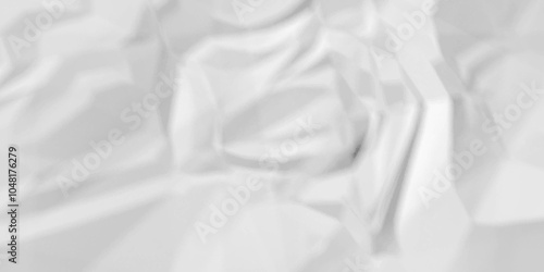 White crumpled paper background texture pattern overlay. wrinkled high resolution arts craft and Seamless white crumpled paper.	
