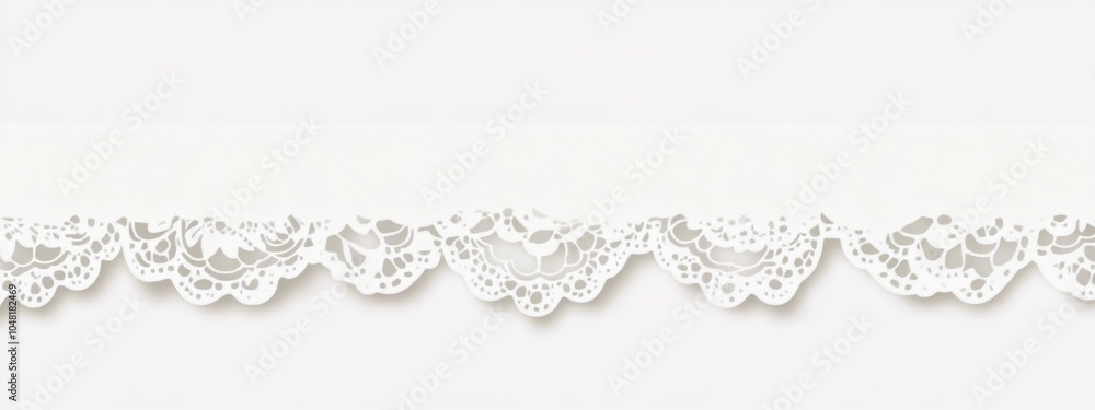 Bright white center banner with scalloped border, ideal for invitations, announcements, or decorative signage, adding elegance and charm. Bright white center banner with scalloped border, ideal for invitations, announcements, or decorative signage, adding elegance and charm.