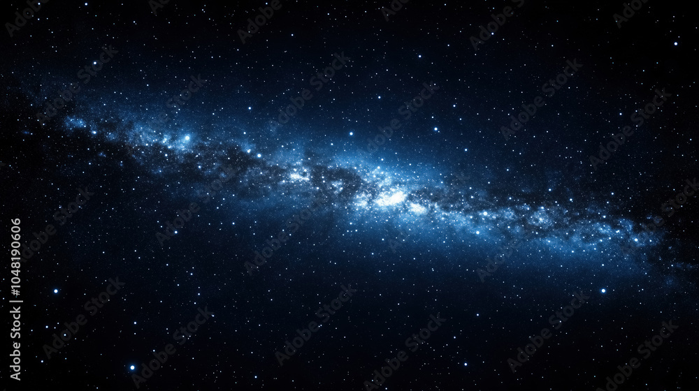 Fototapeta premium Stunning milky way galaxy in night sky with countless stars and cosmic wonders
