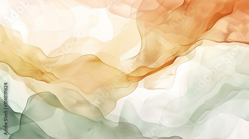 Wallpaper Mural Abstract backgrounds with soft overlapping shapes and gentle gradients, the flowing texture of ink creates a modern and light aesthetic. Torontodigital.ca