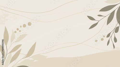 Soft Minimalist Business Background in Neutral Tones