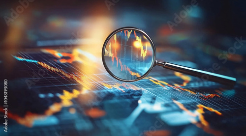 Wallpaper Mural Business audit stock financial finance management on analysis data strategy with graph accounting marketing or report chart economy investment research profit concept Torontodigital.ca