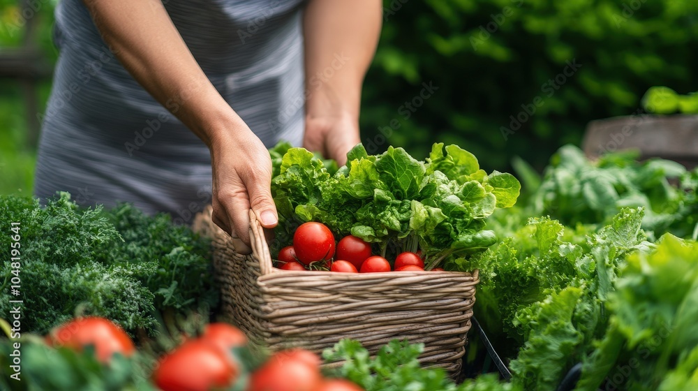 Fototapeta premium Seasonal gardening allows you to maximize your yield