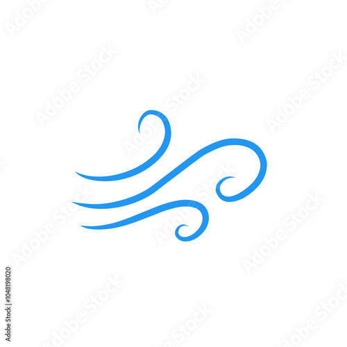 wind gust vector illustration