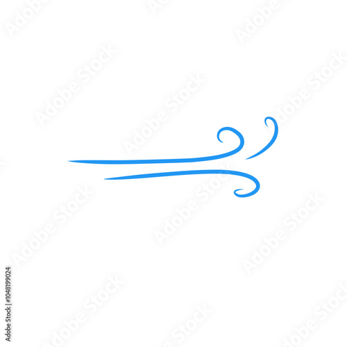 wind gust vector illustration