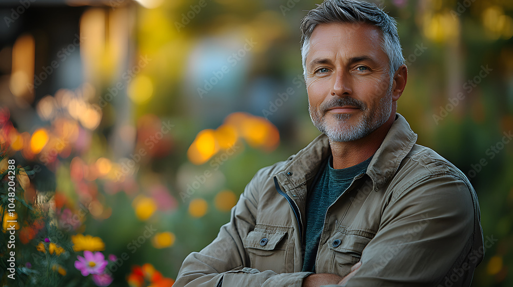 A Front View Photo of a Middle-Aged Man with Short Gray Hair, Wearing a Casual Shirt, Displaying a Neutral Expression.
A Front View Photo of a Middle-Aged Man with Short Gray Hair, Wearing a Casual Shirt, Displaying a Neutral Expression.
