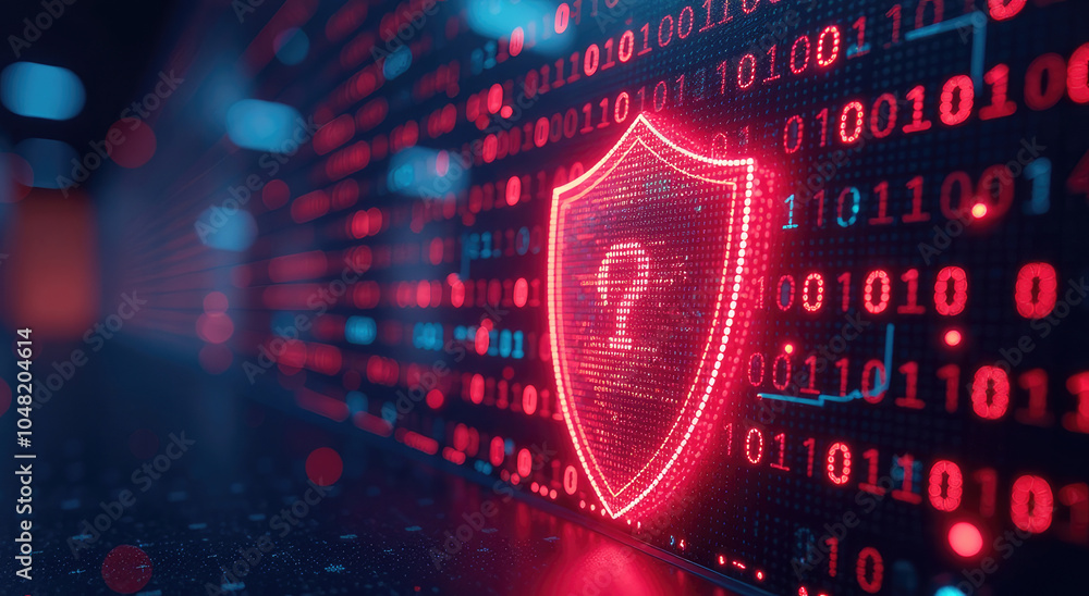 Futuristic Firewall: Cyber Defense Visualization with Encryption Codes Futuristic Firewall: Cyber Defense Visualization with Encryption Codes