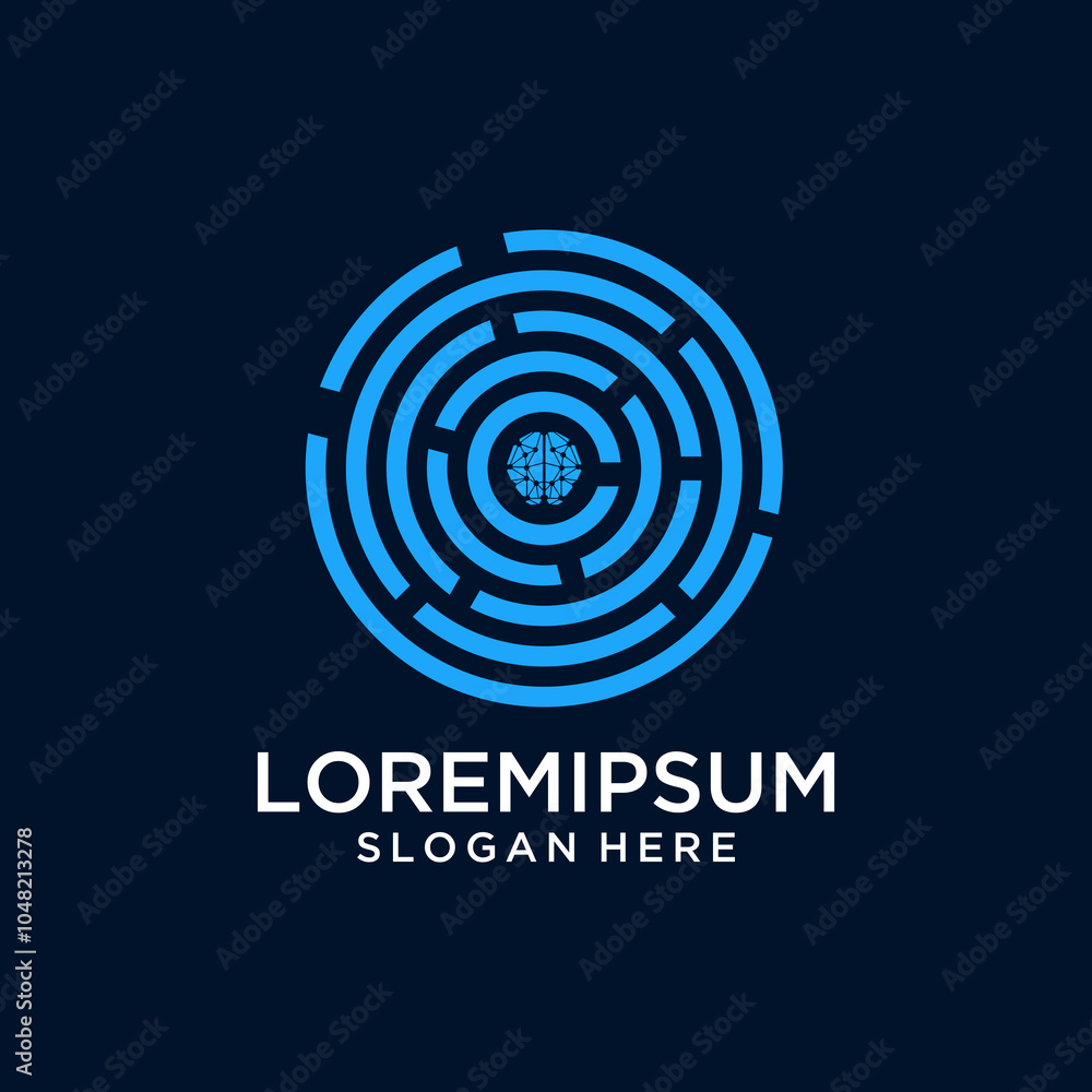 Abstract Circle Network Logo Abstract Circle Network Logo