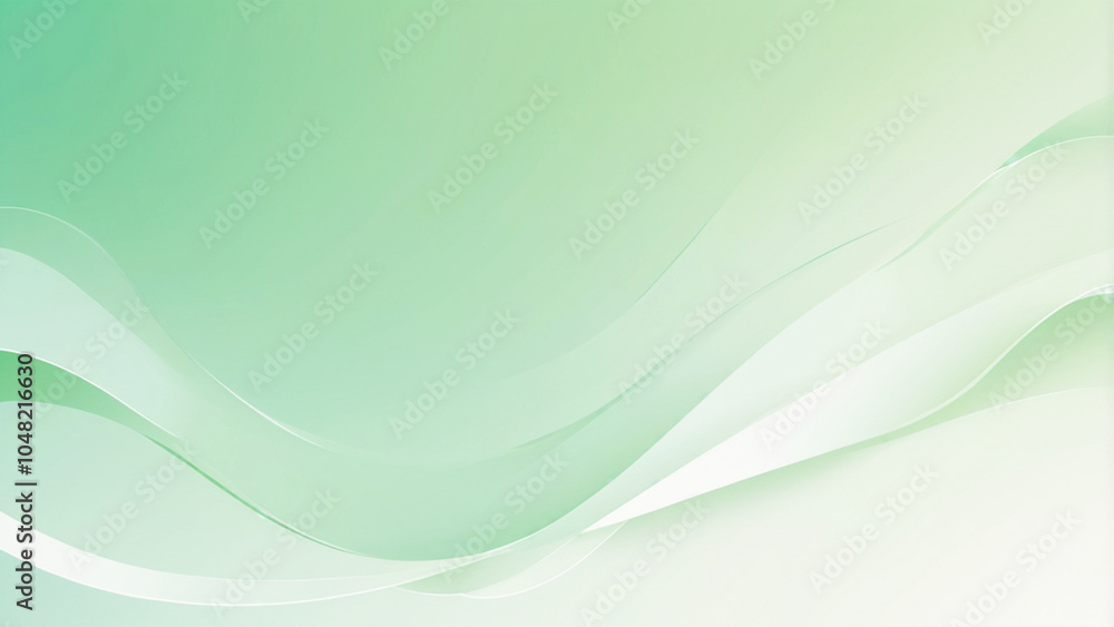 Obraz premium light green Gradient with Modern Feel background