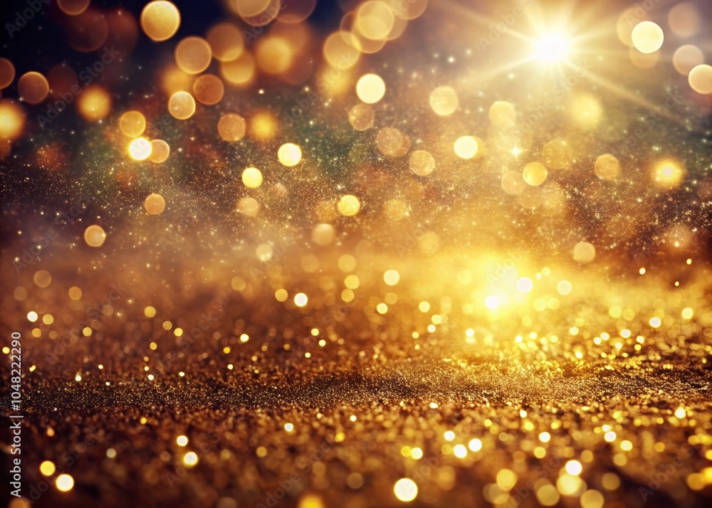 Gold Glitter Abstract Background with Sparkle Shine Light in Vintage Style Photography for Stunning 4K Visuals Gold Glitter Abstract Background with Sparkle Shine Light in Vintage Style Photography for Stunning 4K Visuals