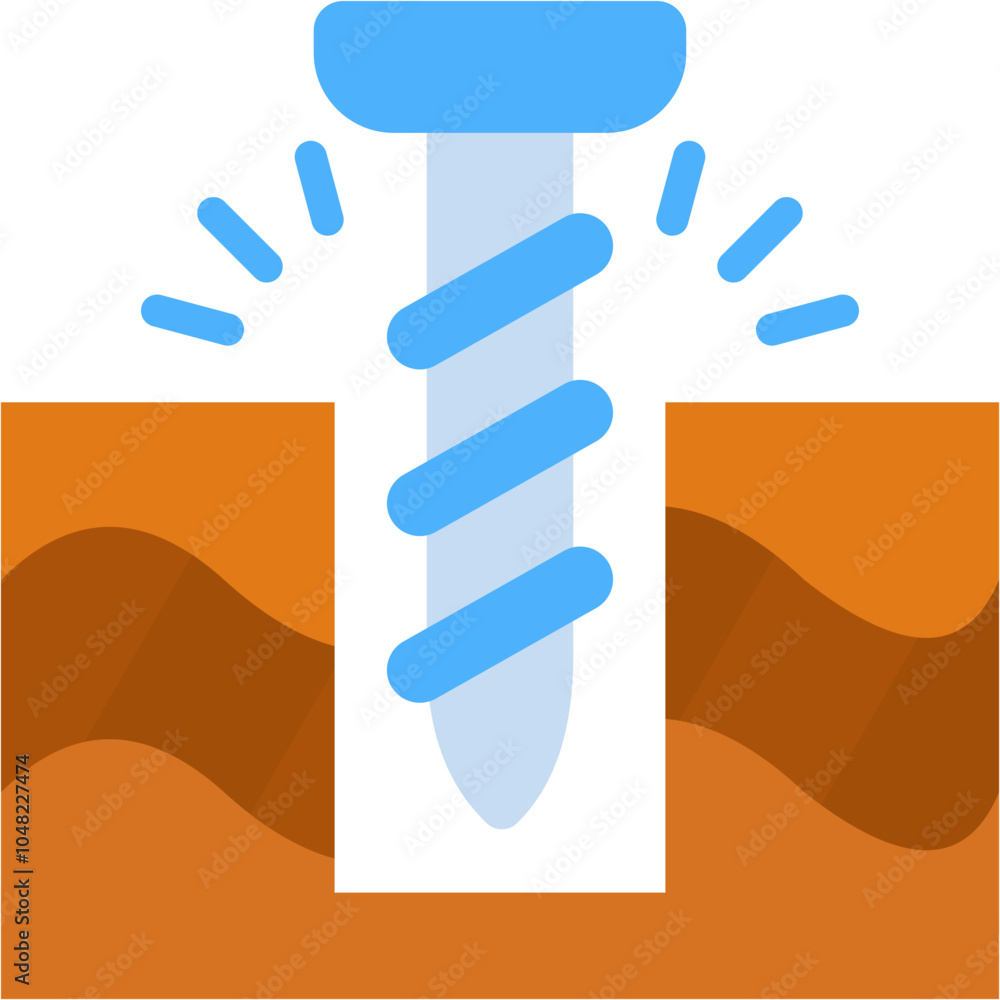 Obraz premium Well Drilling Icon