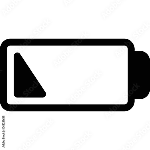 Simple vector icon battery