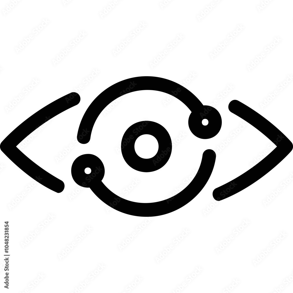 Simple vector icon eye