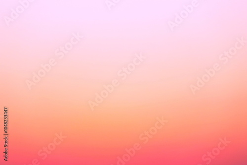 夕焼け空のグラデーション