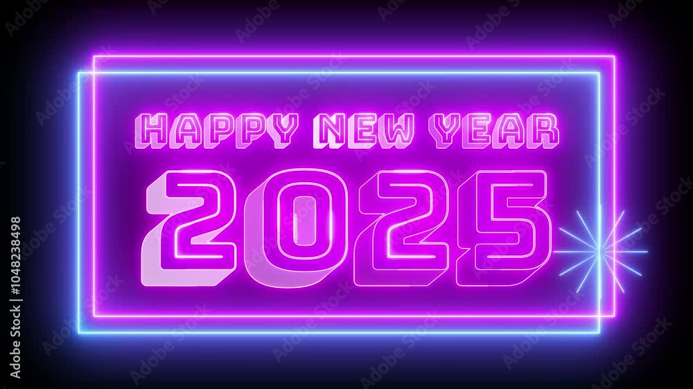 2025 happy new year 2025 neon animated neon happy new year 2025 purple and blue neon and sparklers 4k looping animated 2025 happy new year 2025 neon animated neon happy new year 2025 purple and blue neon and sparklers 4k looping animated