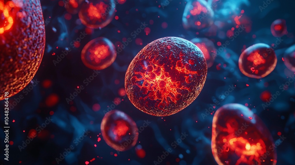 Microscopic Cells in Laboratory Setting Microscopic Cells in Laboratory Setting