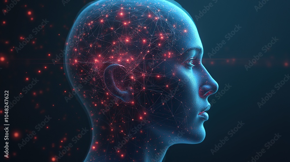 head with background head with background