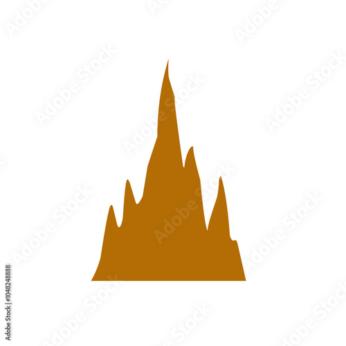illustration of stalactites and stalagmites