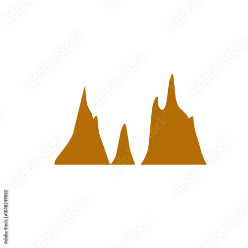illustration of stalactites and stalagmites
