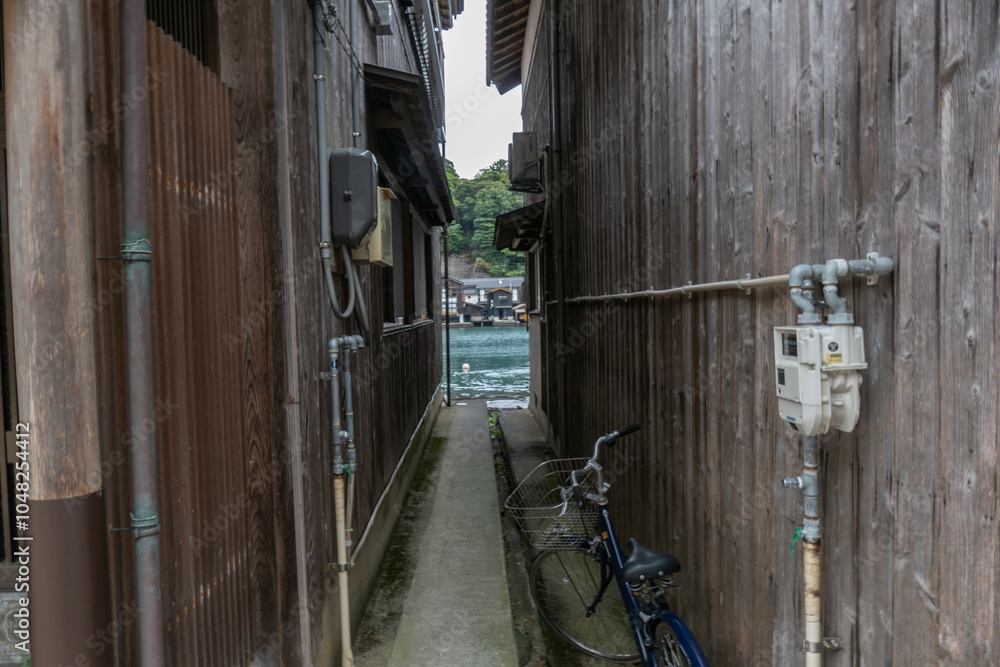 Ine Fishing Village, is famous for its unique funaya, or boat houses. These wooden buildings sit right on the water and serve as both dock and home for the fishermen