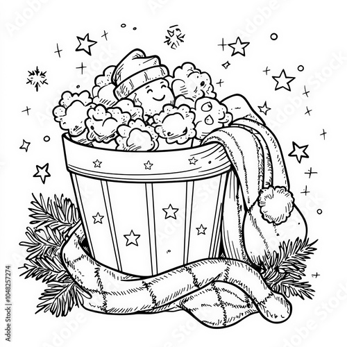 A Christmas movie night wit...