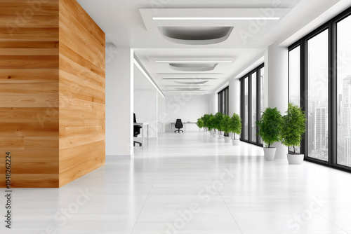 Office Interior Drawing