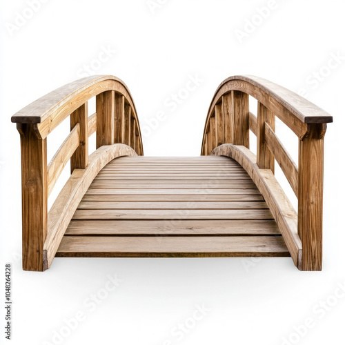 Wooden Bridge Isolated
