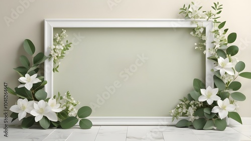A floral masterpiece adorns the wall, a vibrant bouquet of roses in a vase, perfect for wedding decor or home interior design